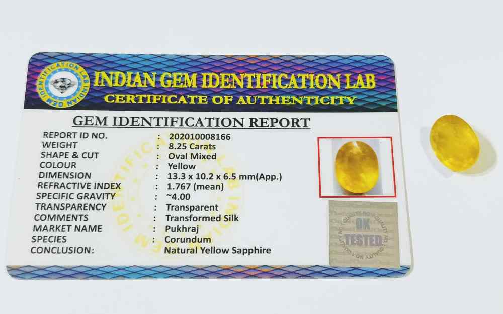 Yellow hot sale sapphire name